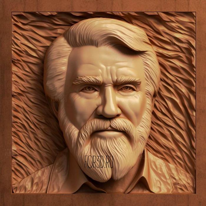 Kenny Rogers 2 stl model for CNC